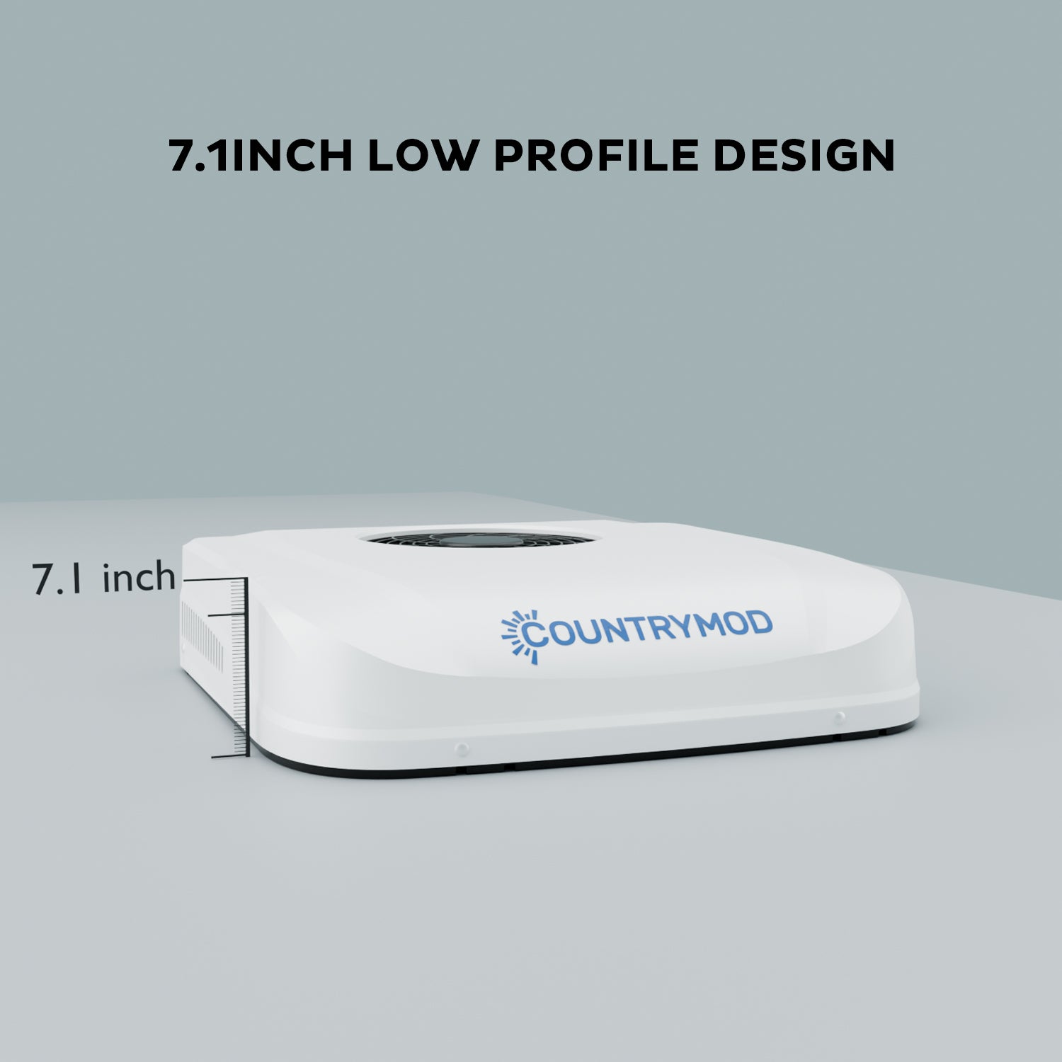 12V RV Air Conditioner – 10,000 BTU Lowprofile Rooftop Air Conditioner Fast Cooling for RV, Motorhome, Trailer, Trucks, Van, Camper, Tractor