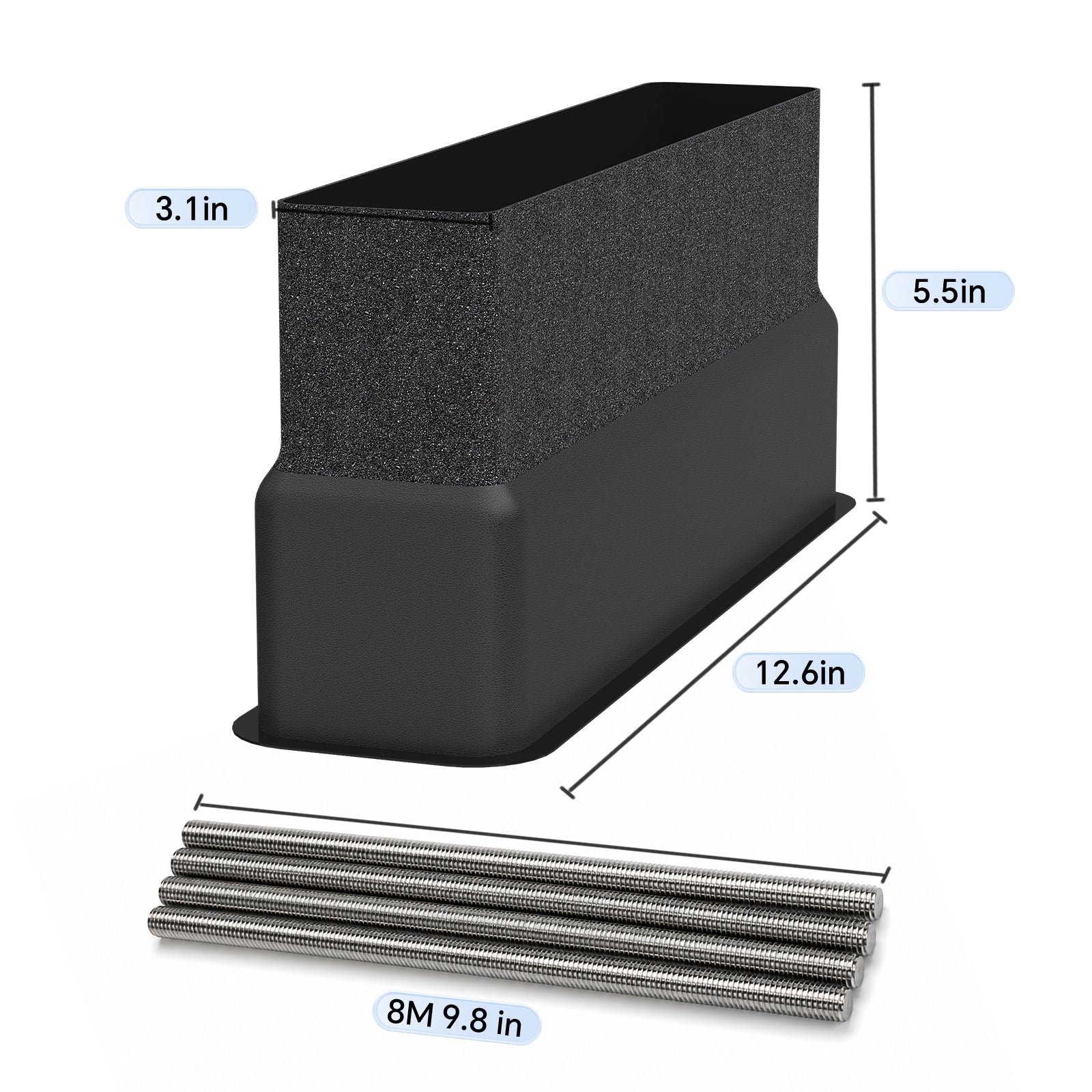 RV Rooftop Air Conditioner Extension Kit for Thick Roofs (3.5–9")