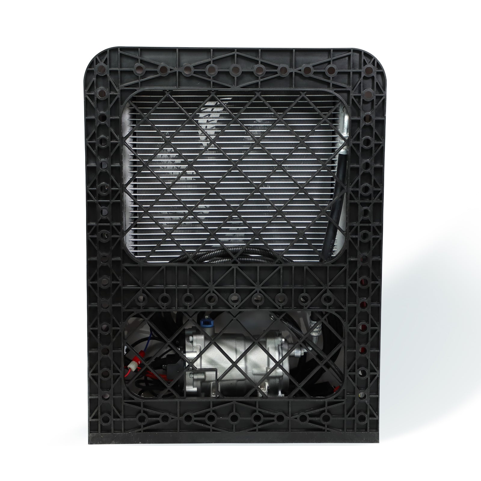 12V Electric Truck Camper Van DC Air Conditioner 10500BTU Universal Automotive Electric Split Air Conditioning ac Unit 12 Volt for semi trucks RV Motorhome Crane Tractor SUV