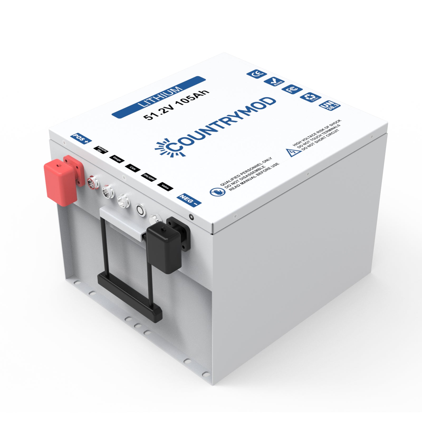 48V 105Ah LiFePO4 Battery 5.4kWh Home Solar & Off-Grid Storage System, Smart System & All-Weather Performance
