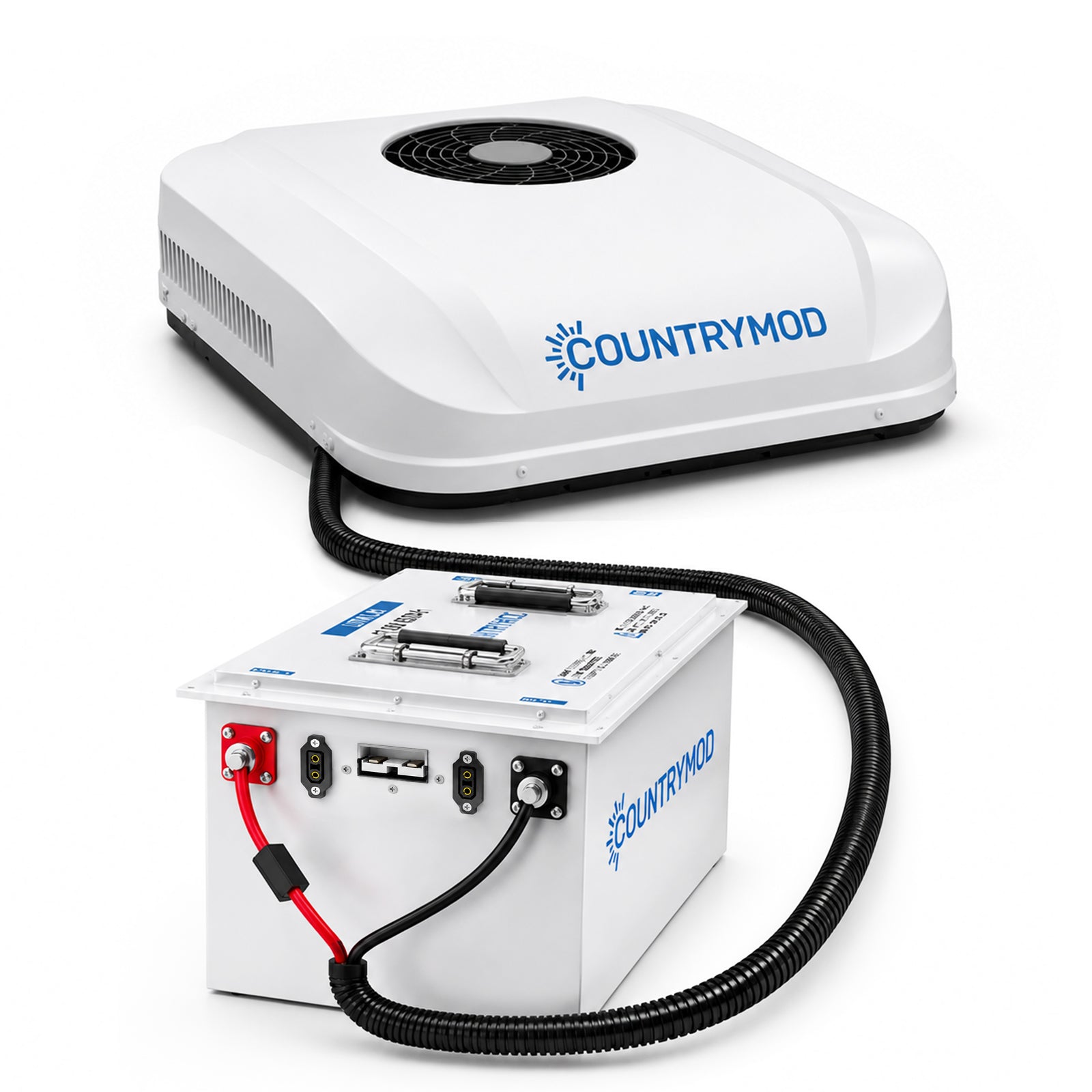 12V/48V RV Air Conditioner + Lithium Battery Bundle | Complete Off-Grid Cooling System