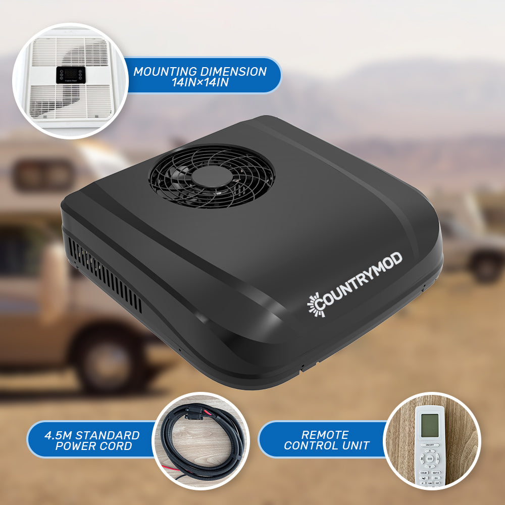 Powerful 12V Air Conditioner – 10,000 BTU Cooling for RVs, Trucks, Vans & Off-Grid Living