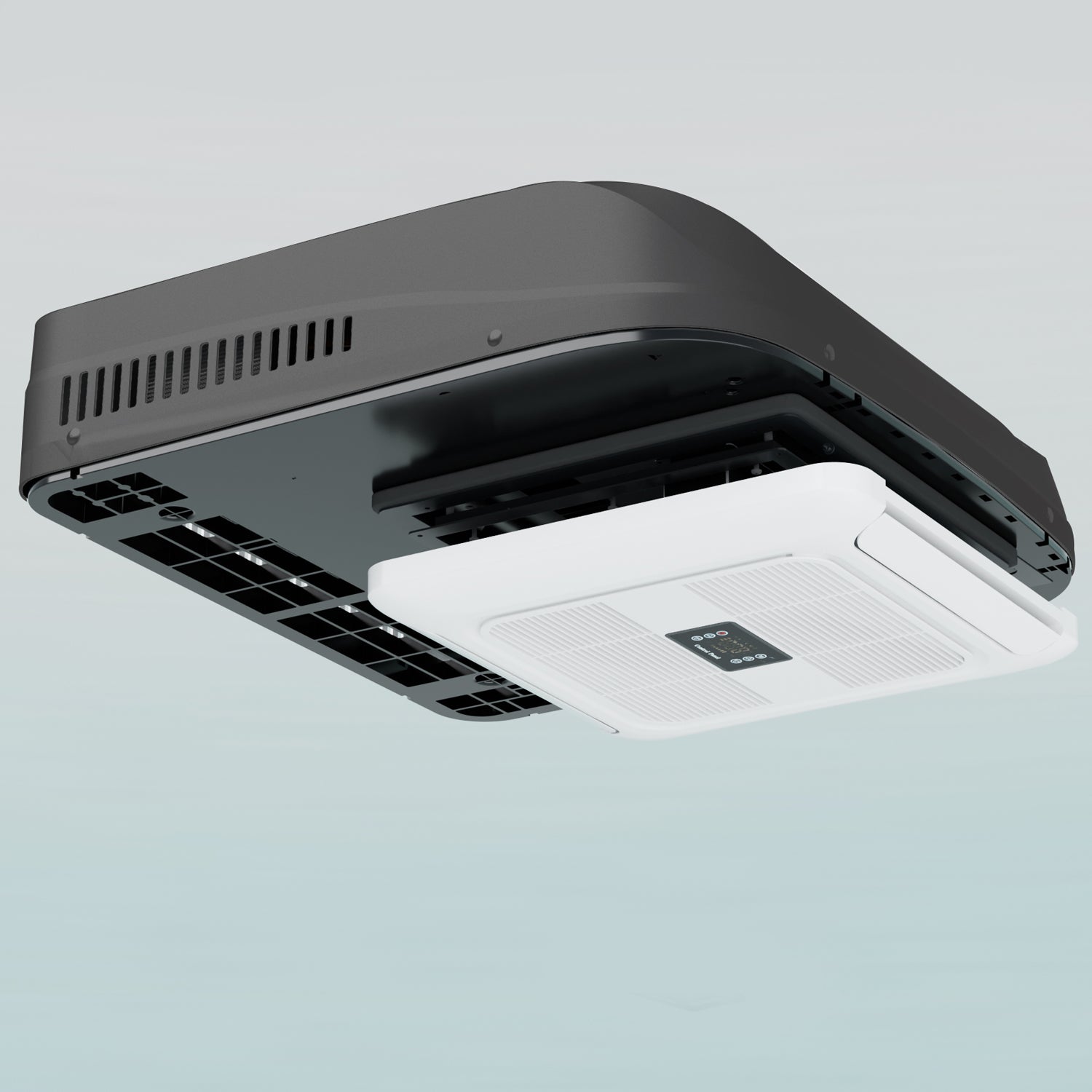 RV Air Conditioner, 12V/24V/48V 10000 BTU Rooftop Cooling Air Conditioner for RVs, Trucks, Vans, Campers