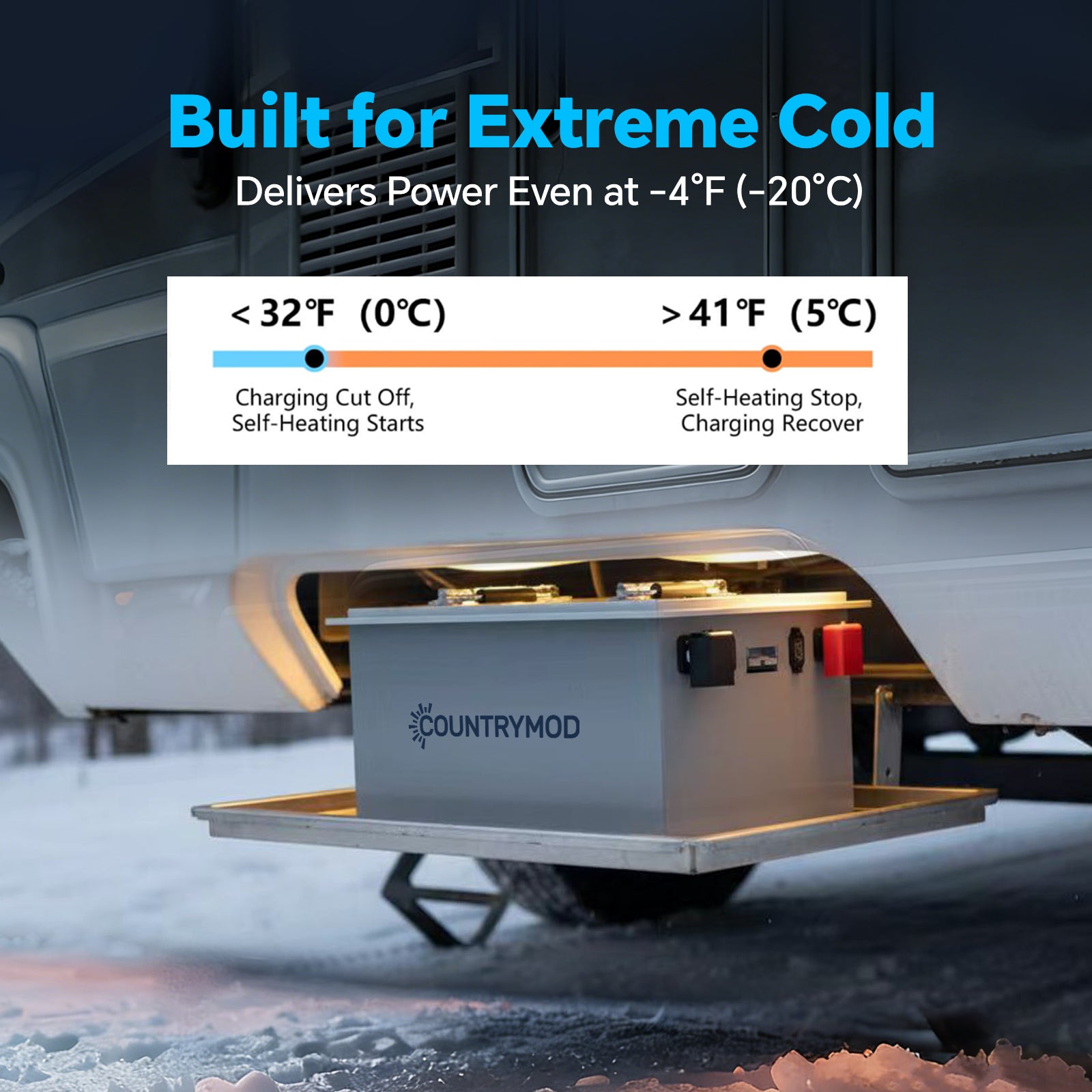 12V LiFePO4 Battery 460Ah / 630Ah High Capacity for RV & Solar, Smart Bluetooth Monitoring