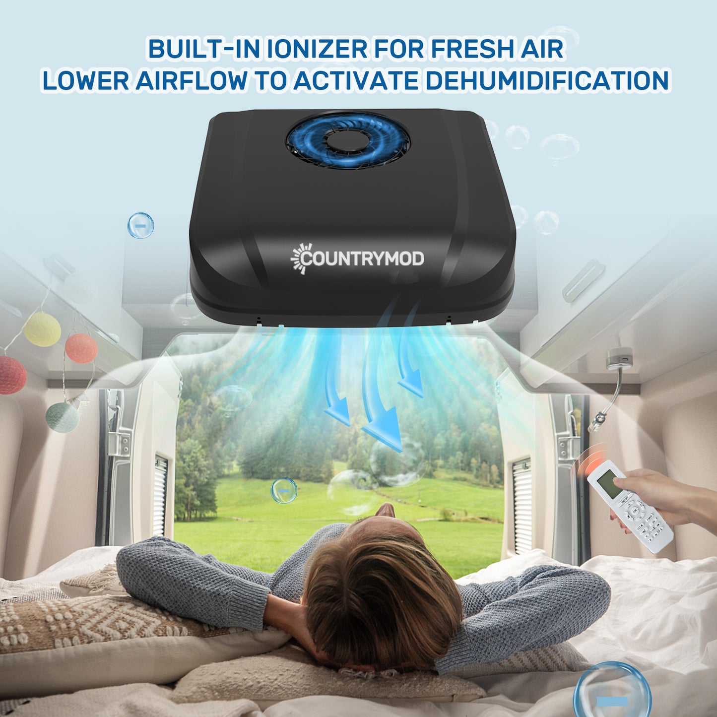 Powerful 12V Air Conditioner – 10,000 BTU Cooling for RVs, Trucks, Vans & Off-Grid Living